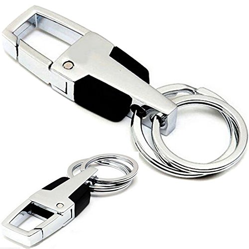 Preisvergleich Produktbild Semoss Universal Schlüsselanhänger Edelstahl Schlüsselring Schlüsselhalter Schlüssel Organizer Autoschlüssel Anhänger