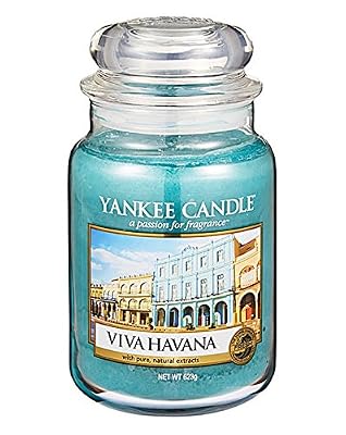 My Planet Yankee Candle Officiel Yankee Candle Viva Havane traditionnel de signature Jarre grande 623 g – Secure Mail par boîte