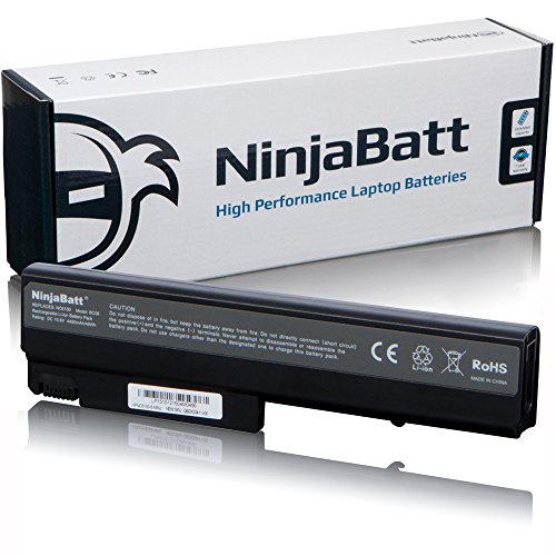 NinjaBatt New Laptop-Akku für Hp HSTNN-DB28 6510b 6710b 6715b 6715s 6910p 372772-001 NX6110 NX6120 NX6325 NC6400 PB994A NC6320 443885-001 446399-001 - High Performance [6 Zellen/4400mAh/48wh]