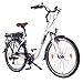 Produktbild NCM Munich 26" Zoll Elektrofahrrad Herren/Damen Unisex Pedelec,E-Bike,City-Bike Rad, 36V 250W 14Ah Lithium-Ionen-Akku mit PANASONIC Zellen, matt weiß