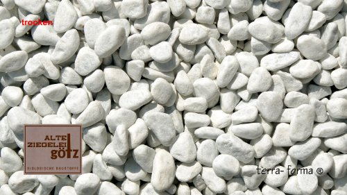 Zierkies Marmorkiesel Carrara- Weiß 16-25 mm a 20 kg