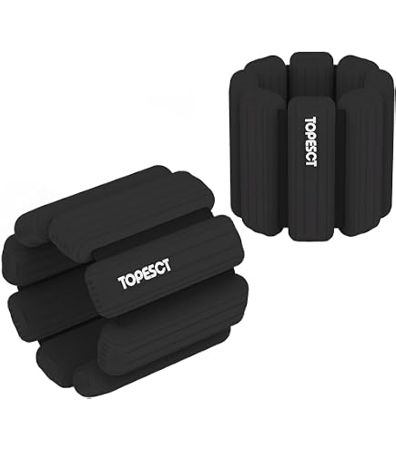 Poids De Cheville Réglables Sportneer - 0,46 Kg à 1,8 Kg Par Cheville - Sangle Velcro - Pour Fitness, Marche, Course