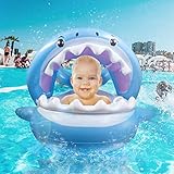 🦈SICHER IM WASSER: Die Gestaltung ist auf höchste Sicherheit ausgerichtet: Zwei stabile Griffe für besten Halt, sicheres Material ohne Giftstoffe und extra-widerstandsfähiges PVC gegen Lecks.