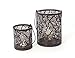 Produktbild 1 x Windlicht Cesara Metall Glas Höhe 12 cm, Dekoration, Garten, Haus, Tischdeko, Beleuchtung