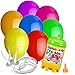 Produktbild 15 Luftballons Ø 25 cm Farbe frei wählbar mit Helium Ballon Gas Hochzeit Geburtstag Komplettset (Gemischt)