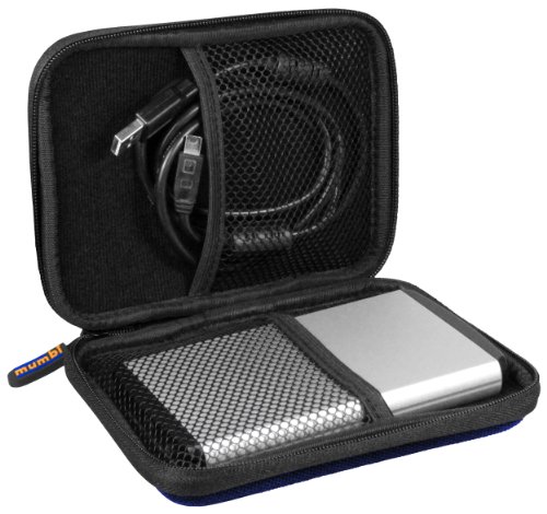 mumbi externe Festplattentasche bis 6,35 cm (2,5 Zoll) blau - 5