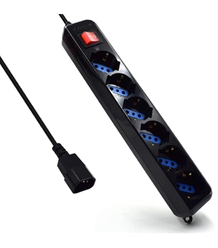 Presa Di Alimentazione AC Tripolare VDE C13 | 250V, 10A, Nylon - Foto 5