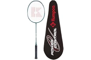 KUMPOO Badminton Racket Professional | Carbon Fiber Badminton Racket Set with Grip&Bag Pro Badminton Racquet Lightweight for Beginner, Intermediate Players Outdoor Games