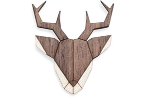 BeWooden Tier Brosche aus Holz | Nachhaltig & individuell | handgefertigter Schmuck | Wald-, Hunde-, Safari-Kollektion