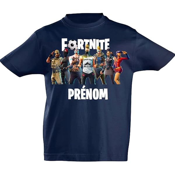T-shirt Manches Longues Fortnite - Logo Noir Et Violet - 100% Coton - Tailles Enfants 10-16 Ans - Cadeau Joueur