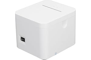 Elprico Impresora de Recibos Bluetooth, Impresora Térmica de Recibos Portátil para Ventas Minoristas de Pequeñas Empresas, Mini Impresora de Recibos de 58 Mm Compatible con iOS,