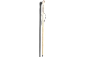 Simply Unearthed Chestnut wooden hiking stave with spike