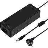 Universal 24V Netzteil, DC Ausgangsbuchse Netzteil, AC 100-240V zu DC 24V 5A Steckernetzteil Adapter Trafo mit Eu Stecker für