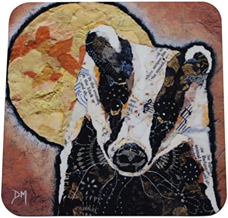 Dawn Maciocia Badger & Moon Coaster Table Mat