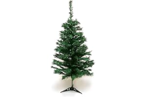 LA BOUTIQUE DE NOËL - Sapin de Noel Artificiel 90 cm - Sapin de Noel Realiste, 120 Branches, Vert - Sapin Artificiel, Pieds et Gants Inclus - Arbre de Noel, Premium en PVC Ignifugé - Montage Facile