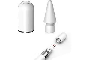 ‎WILBEVA 1 Piece Cap for Apple Pencil 1st Generation + 1 Piece Tips Replacement & Nib Accessories for Apple Pencil 2/1 Generation