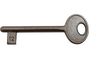 XUGEND Chiave per SOLO Serrature a Incasso AGB. (CIFRATURA N. 12, Bronzato)
