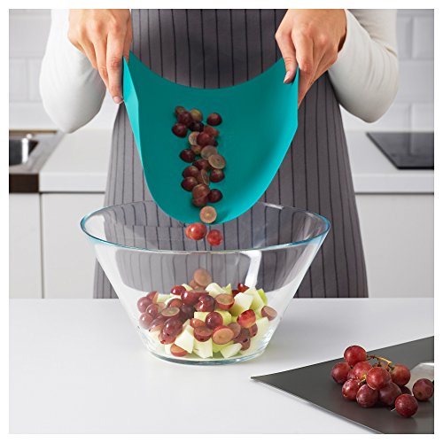 IKEA FINFORDELA – Biegsame Schneidebrett Dunkelgrau / Dunkeltürkis 2 Stück - 3