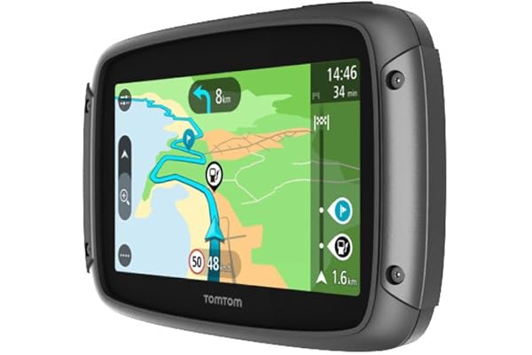 TomTom RIDER 420 - GPS Moto - Cartographie Europe 48, Trafic, Zones de Danger à Vie et Appel Mains-Libres