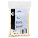 Reliance Medical Latex Finger Cot, Medium (Pack of 100)