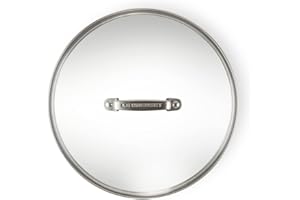 Le Creuset Tapa de cristal, 26 cm, plateado y transparente, 96200826000000