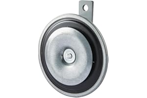 HELLA 3BA 002 768-201 Signal Horn - B36 - 24V - 116dB(A) - Frequency Range: 400Hz - High Tone - Housing Colour: Grey - Flat Plug-in Connector