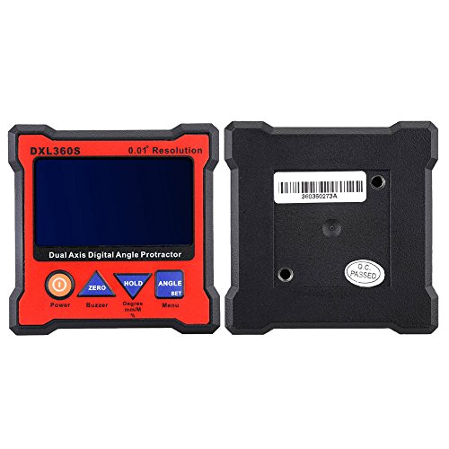 KKmoon DXL360S Dual Axis Digital Winkel Winkelmesser mit 5 Seite magnetischer Basis Hochpräzisions-Dual-Achsen Digitalanzeige Niveaustandanzeiger 100-240V 50 – 60Hz - 9