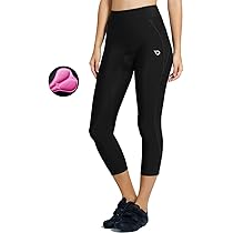 Pantaloni Ciclismo Donna Imbottiti 3/4 - Blu Per Bicicletta - Foto 6