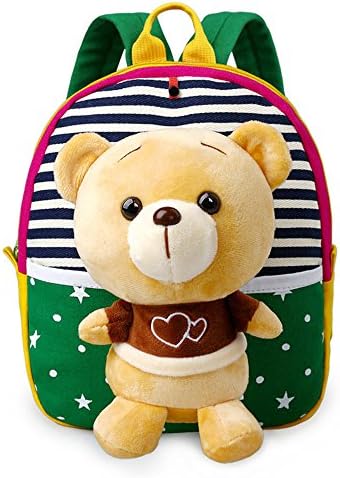 Baby Rucksack Nursery Cartoon First Bag Cute School Bag Preschool Kindergarten Plush Toy Cute Child 1 - 3 Years Great Birthday Gift Ours Vert