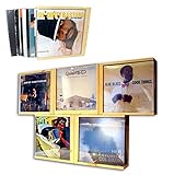  FloMi Schallplatten Aufbewahrung 12+ LPs • Vinyl Schuber Box • Holz • Schallplatten Box Bilder Rahmen • Made in Germany