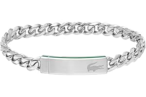 Lacoste Gliederarmband für Herren Kollektion BASELINE verfügbar aus Silber oder Schwarz