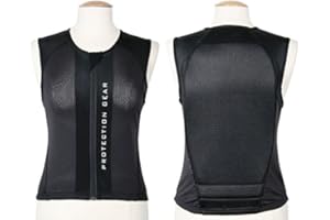 Protection dorsale Noir Taille L Protection dos Gilet de sécurité équitation agréable à porter Noir