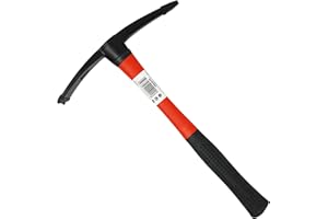Dapetz ® Mini mattock of 500 grams, fiberglass handle shaft that can be used as a garden farm tool and the head is of steel also has rubber shaft for extra grip