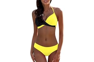RIOU BIKINI Traje de Baño Bikini Mujer 2023 Bikinis Sujetador Push-up Sexy Traje de Baño de Dos Piezas Bohemio BañAdores Tops y Braguitas Ropa de Playa vikinis riou