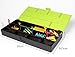 Cosmetics Collecting Box, Hair Styling Tools Box, Salon Tools Storage Case with Removable Dividers