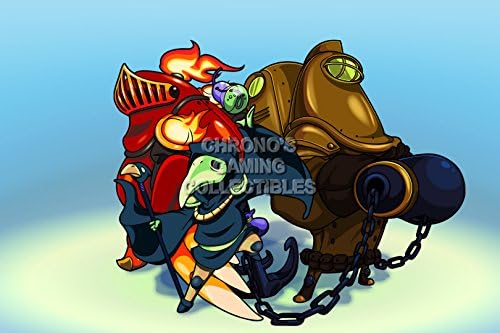CGC Huge Poster GLOSSY FINISH - Shovel Knight Plague and Treasure Knight - PS3 PS4 XBOX 360 ONE Nintendo 3DS WII U - SHK005 (24" x 36" (61cm x 91.5cm))