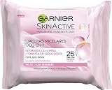 Peso: 249 g Garnier Skin Active Toallitas Micelares Desmaquillantes - 25 toallitas