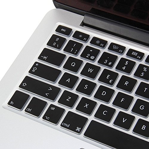 GMYLE Schwarz Mint grün Silikon Tastatur Cover für Macbook Air Pro 13 15 15 Pro Retina 17 US-Modell (Spanische Sprache) - 4