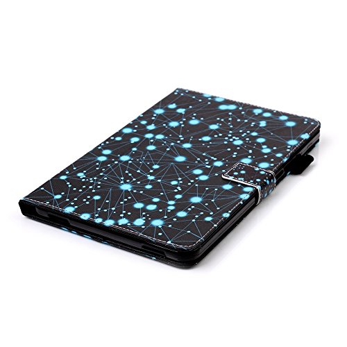 Sunroyal Series mit Karte Halterung Leder Wallet KlapphÃ¼lle Flip Book Case Wickelfalz PU Ledertasche mit TPU Silikon RÃ¼ckseite SchutzhÃ¼lle + HD Displayschutzfolie fÃ¼r Samsung Galaxy Tab A 10.1 T580N/ T585N
