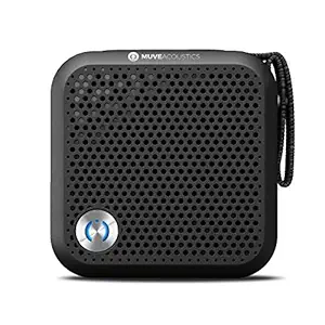 MuveAcoustics A-Plus 4 Watt Wireless Bluetooth Portable Speaker (Steel Black)