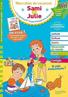 Hachette education Cahier de vacances Sami et Julie De la MS à la GS
