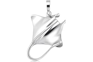 MATERIA by Matthias Wagner Rochen zawieszka do łańcuszka - kolczasty rochen 925 srebro wisiorek rodowany 8 g z pudełkiem KA-61, Srebro szterlingowe, Bez kamienia