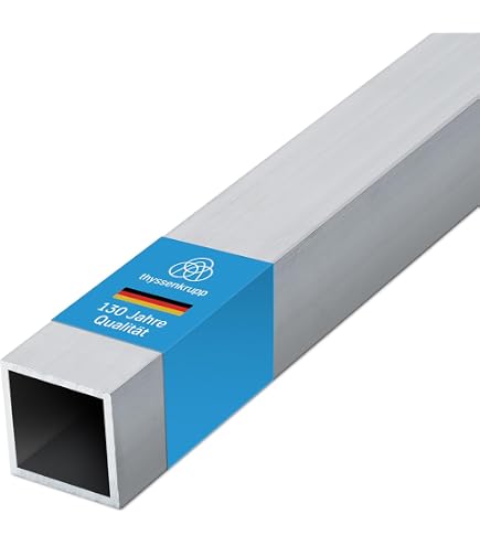 Aluminium Rechteckrohr AW-6060-60x30x2mm | L: 75mm (7,5cm) auf Zuschnitt