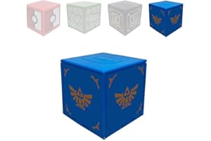 WIKEA Estuche para Tarjeta de Memoria Nintendo Switch, portatarjetas para Videojuegos con 16 Ranuras para Tarjetas (Zelda Azul)