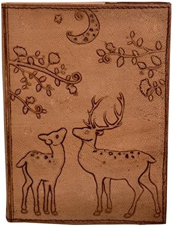 PurpledipLeather Diary/Journal/Notebook 'Eden Garden' With Naturally Treated Paper; Corporate Gift Or Personal Memoir (10762)