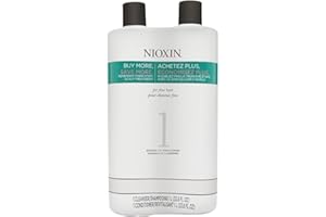 Nioxin Sistema 1 limpiador & cuero cabelludo Terapia normal fino pelo Duo Set 33,8 oz