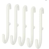 IKEA &Ccedil;elik, Epoksi/polyester Skadis Kanca Beyaz / 5'li Paket 203.208.02