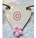 Shabby Chic Girls or Babies Gifts Wooden Name Bunting Personalised Letters Handmade Pink & Lilac Gingham Ribbon (7 Letter Name)