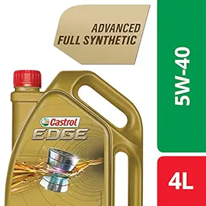 Castrol Edge 5W-40 API SN Fully Synthetic Engine Oil for Petrol and Diesel Cars(4 L)