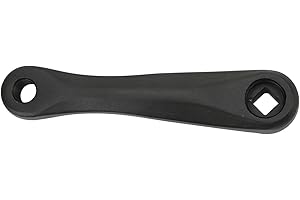 Focket Bicycle Crank Arm, 140mm Bike Crank with Diamond Hole, Bicycle Diamond Hole Crank, Aluminum Alloy Mid Motor Cranks Electric Bike Crank Leg Bicycle Replacement Left Hand Crank Arm